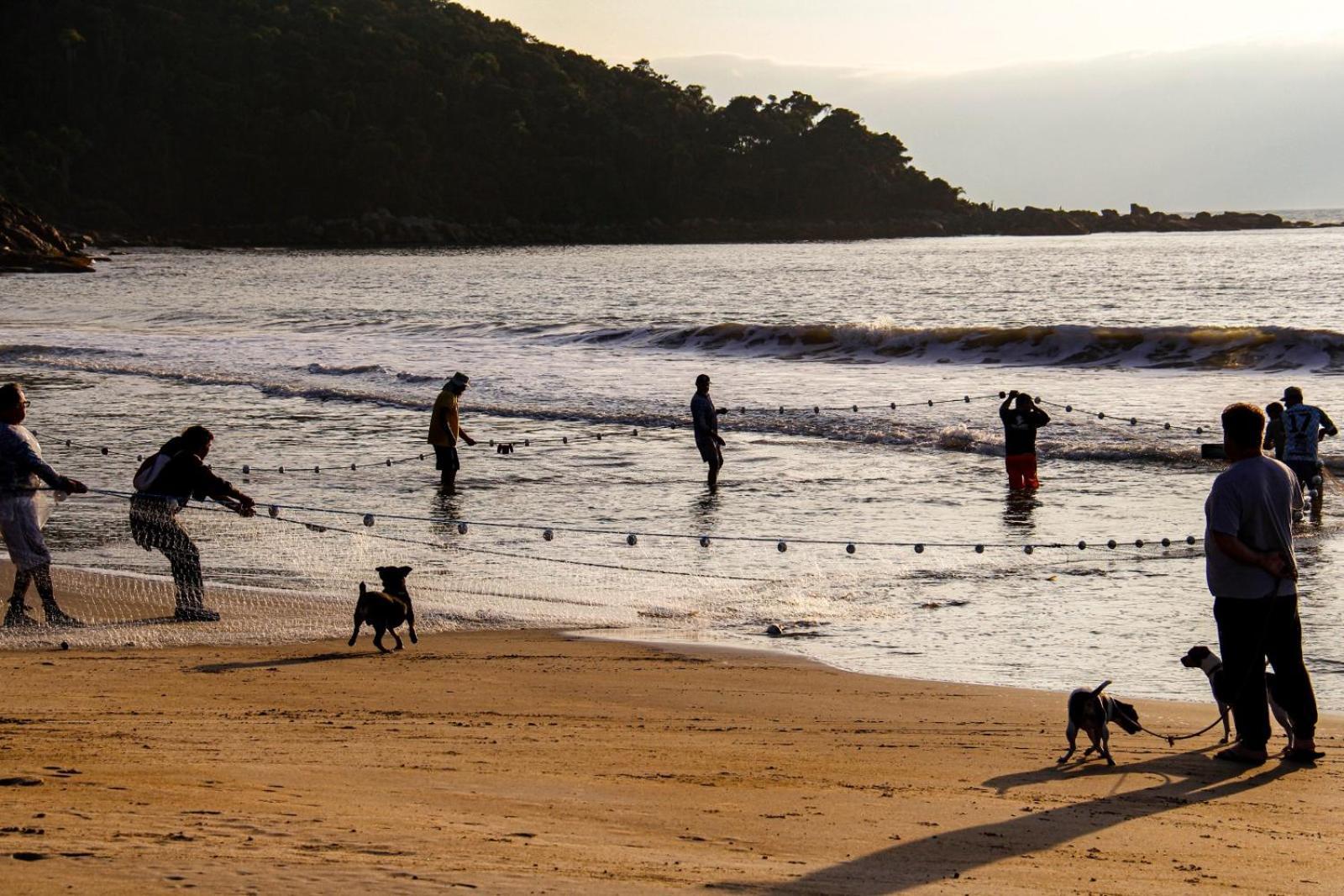 Ap Mar Azul Praia Grande Gov Celso Ramos Governador Celso Ramos Buitenkant foto